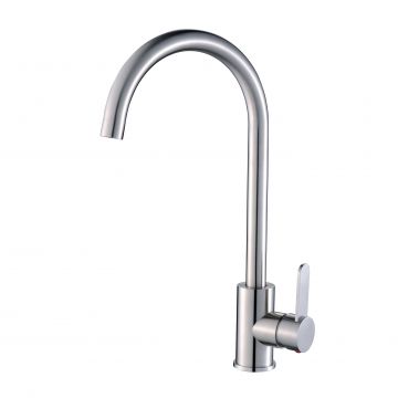 Baterie chiuveta bucatarie din INOX, gat de lebada, CasaBlanca STEEL BLR4A Baterie chiuveta bucatarie din INOX, gat de lebada, CasaBlanca STEEL BLR4A