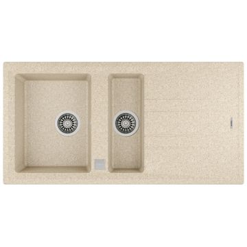 Chiuveta bucatarie tegranit Teka Stone 60B TG 1 1/2B 1D 1000x510mm Sandbeige Chiuveta bucatarie tegranit Teka Stone 60B TG 1 1/2B 1D 1000x510mm Sandbeige