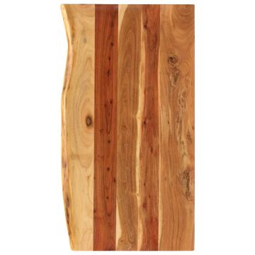 vidaXL Blat lavoar de baie, 100x52x3,8 cm, lemn masiv de acacia