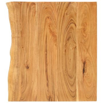 vidaXL Blat lavoar de baie, 58x52x3,8 cm, lemn masiv de acacia