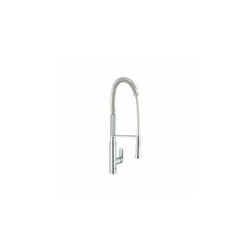 Baterie bucatarie cu pipa flexibila Grohe K7 crom lucios