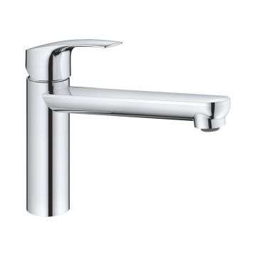 Baterie bucatarie Grohe Eurosmart crom cu pipa medie