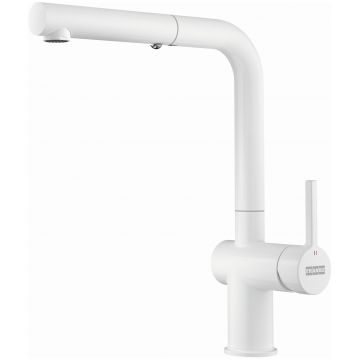 Baterie bucatarie Franke Active Plus cu dus extractibil  Matte White