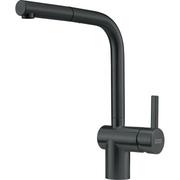 Baterie bucatarie Franke Atlas Neo cu pipa extractibila  Industrial Black