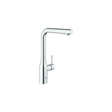 Baterie bucatarie cu dus extractabil Grohe Essence New inalta crom