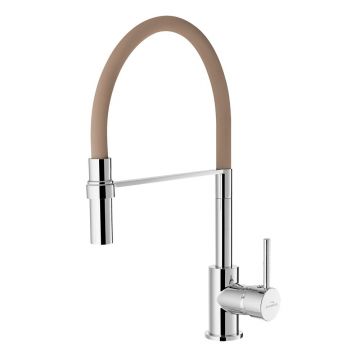 Baterie bucatarie Invena Kameleon Sink bej - crom