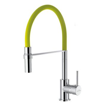 Baterie bucatarie Invena Kameleon Sink verde - crom