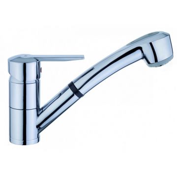 Baterie bucatarie Teka MTP 978  dus extractibil cu doua tipuri de jet  crom