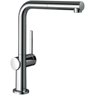 Baterie de bucatarie cu pipa extractabila Hansgrohe Talis Crom