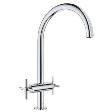 Baterie bucatarie Grohe Atrio crom dubla comanda