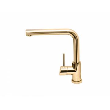 Baterie pentru chiuveta bucatarie culoare bronz Alveus Fluid Monarch