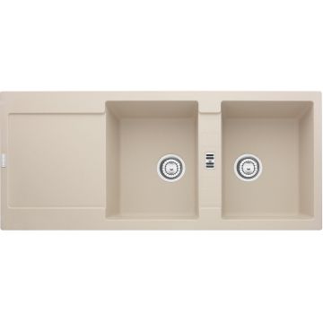 Chiuveta bucatarie Franke Maris MRG 621 reversibila  1160x500mm  tehnologie Sanitized  fragranite  Sahara