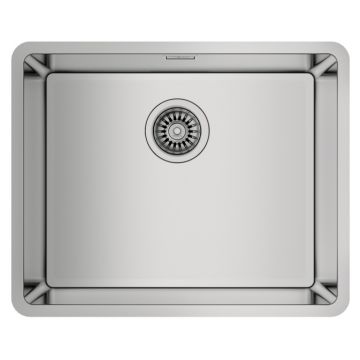 Chiuveta bucatarie Teka Be Linea RS15 50.40 cu 1 cuva  montare sub blat  540x440cm  inox