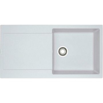 Chiuveta fragranite Franke Maris MRG 611-L Bianco reversibila 970x500 mm Sanitized