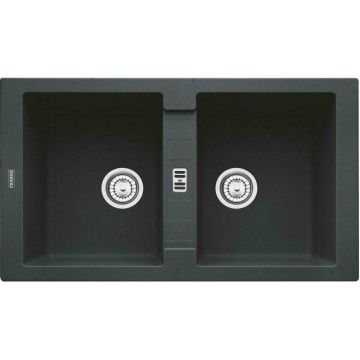 Chiuveta fragranite Franke Maris MRG 620 Nero reversibila 860x500 mm Sanitized