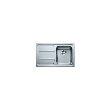 Chiuveta inox satinat cu picurator stanga 79x50 Franke LLX 611 Logica Line