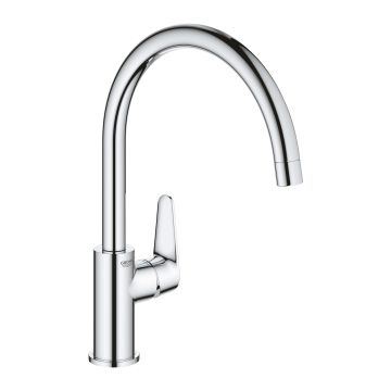 Baterie bucatarie Grohe BauCurve pipa C crom