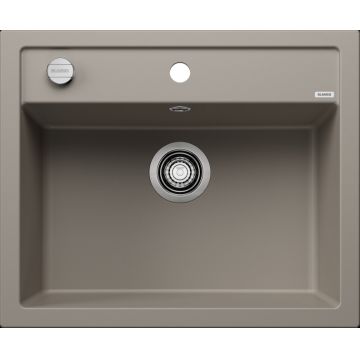Chiuveta bucatarie Blanco Dalago 6 615x510mm ventil automat Silgranit maro trufe