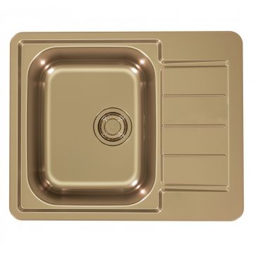 Chiuveta bucatarie inox culoare bronz Alveus Monarch Line 110