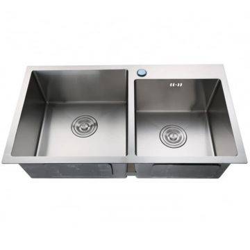 Chiuveta de bucatarie din inox MIXXUS HM7849D-215.SUS304 (3.0 0.8)