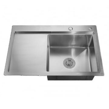 Chiuveta de bucatarie din inox MIXXUS HM7849R-215.SUS304 (3.0 0.8) Chiuveta de bucatarie din inox MIXXUS HM7849R-215.SUS304 (3.0 0.8)
