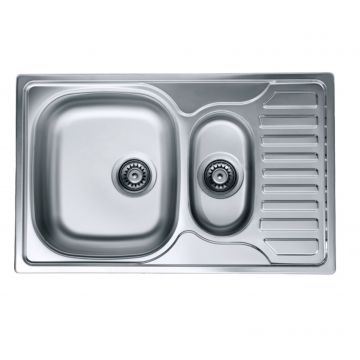 Chiuveta De Bucatarie Freddo ,montare Pe Stanga , Inox , Finisaj Anticalcar , Pentru Blat