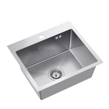 Chiuveta inox incastrata Quadron Luke 100 50x45 cm