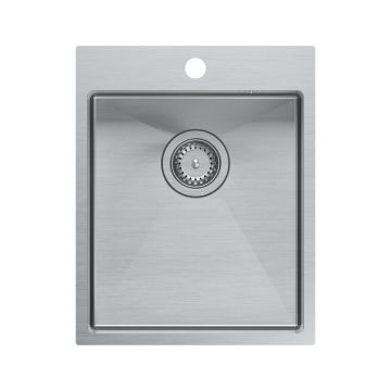 Chiuveta inox incastrata Quadron Unique Russel 90 crom periat 40x50 cm