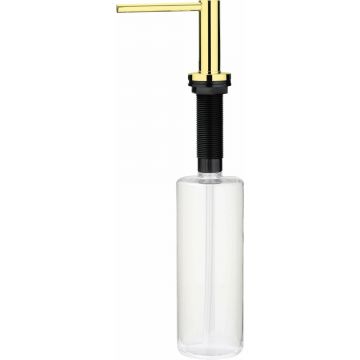 Dozator pentru detergent de vase Deante Aster auriu