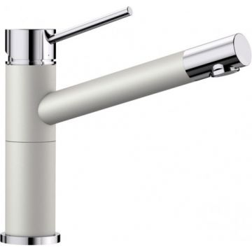 Baterie bucatarie Blanco Alta Compact Silgranit Look - Culoare gri perlat
