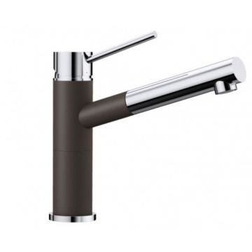 Baterie bucatarie Blanco Alta S Compact Silgranit Look - Culoare cafea