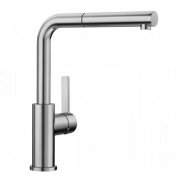 Baterie bucatarie Blanco Lanora S - Culoare inox periat