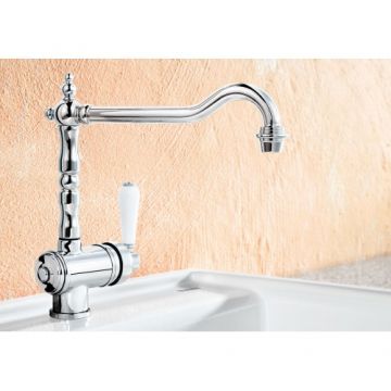 Baterie bucatarie Blanco Tradon - Culoare Crom