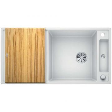 Chiuveta bucatarie Blanco Axia III XL 6 S cu Tocator de Lemn - - Dimensiune 1000x510 mm