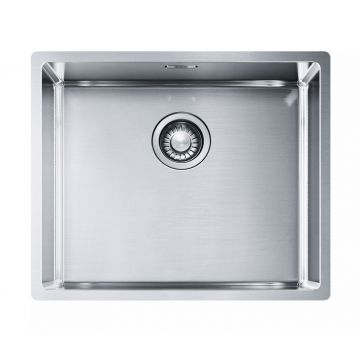 Chiuveta bucatarie Franke Box BXX 210/110-50 cu 1 cuva 540x450mm ventil Premium inox lucios