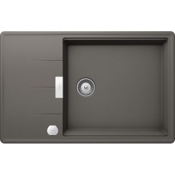 Chiuveta bucatarie granit Schock Tia D-100LS + cos scurgere ajustabil cadou - Dimensiune 780x500 mm
