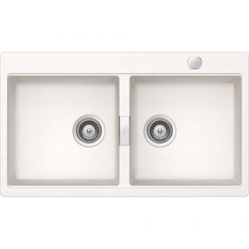 Chiuveta bucatarie Schock Horizont N-200 + cos scurgere ajustabil cadou - Dimensiune 860x500 mm