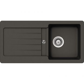 Chiuveta bucatarie Schock Typos D-100S + cos scurgere ajustabil cadou - Dimensiune 860x435 mm