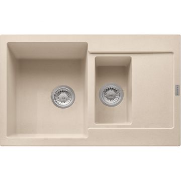 Chiuveta Franke MRG 651-78, Fragranite, Dreptunghiulara, Cu picurator,  78 x 50 cm,  Avena