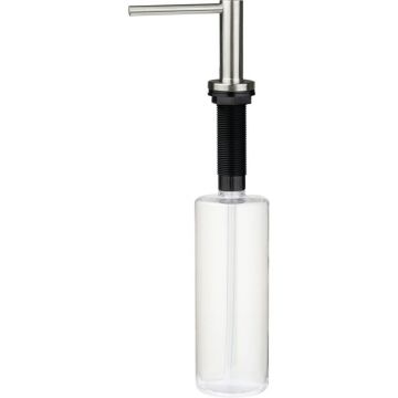 Dozator pentru detergent vase Deante Aster, otel slefuit
