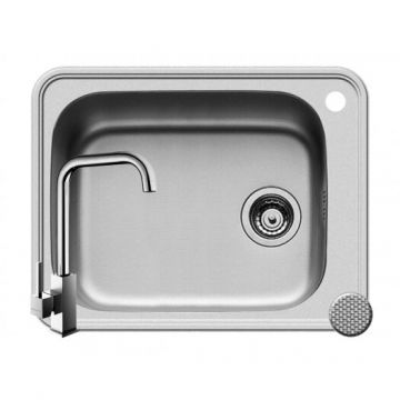 Set Chiuveta Inox + Baterie ADELITA SPACE PLUS 1B
