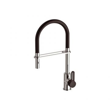 Baterie bucatarie Daniel Rubinetterie Smart cu pipa flexibila - Culoare Negru
