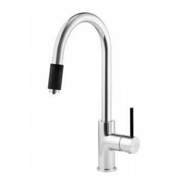 Baterie bucatarie Deante, cu conexiune la filtru de apa - Culoare Crom