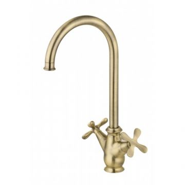 Baterie bucatarie Deante Ixia, bronz - Culoare bronz