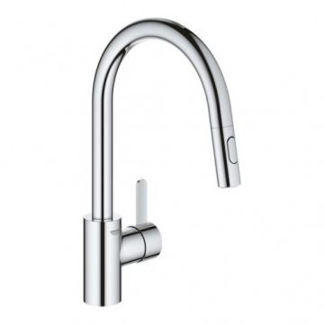 Baterie bucatarie Grohe Eurosmart Cosmopolitan cu dus extractibil - Culoare Crom