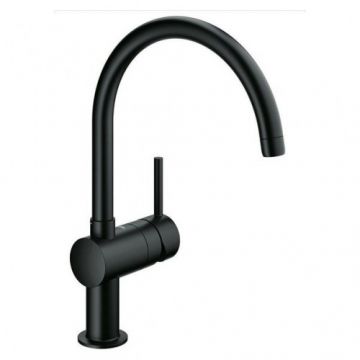 Baterie bucatarie Grohe Minta, negru - Culoare Negru