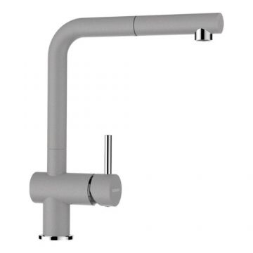 Baterie bucatarie Schock Epos Extractibila Cristalite - Culoare croma schock