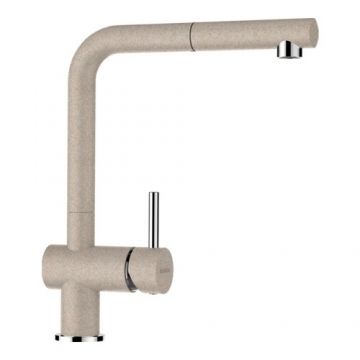 Baterie bucatarie Schock Epos Extractibila Cristalite - Culoare Sabbia schock