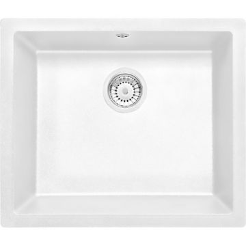 Chiuveta bucatarie Deante Corda Flush, alb - Dimensiune 55x46 cm