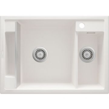 Chiuveta bucatarie Deante Magnetic, alb - Dimensiune 70x50 cm